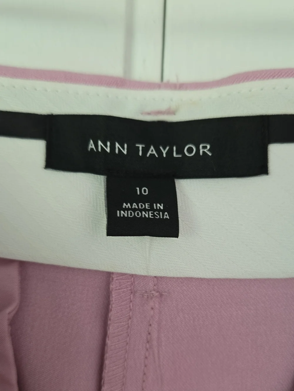 Ann Taylor The Perfect Wide-Leg Pant Trousers Pink Women Size 10 - Picture 10 of 12